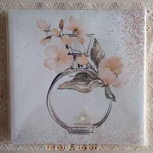 Special Moments Floral Wall Canvas Art in Pink and Cream